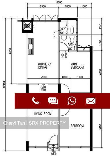 Blk 121 Ang Mo Kio Avenue 3 (Ang Mo Kio), HDB 3 Rooms #183419072